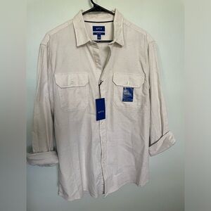Mens long sleeve casual shirt, never worn NWT